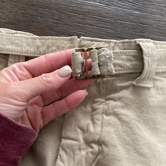 See by CHLOE | Tan Cotton Belted Shorts | Size 4 - Picture 8 of 13